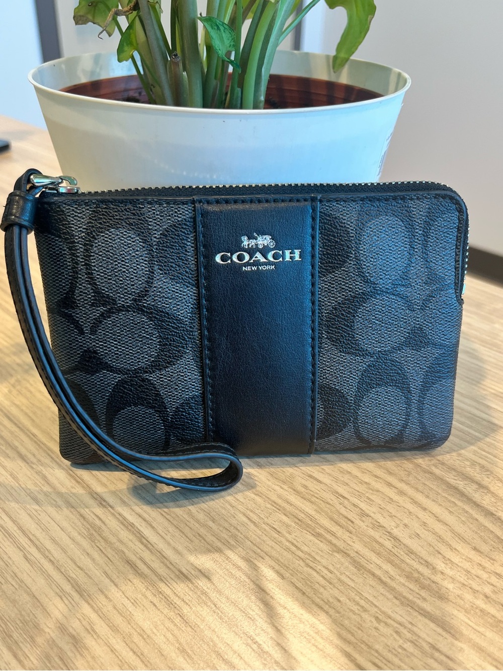 Coach Monogram Small Wristlet